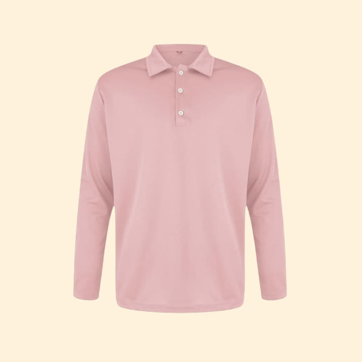 Men’s Classic Polo Shirt with Button Closure