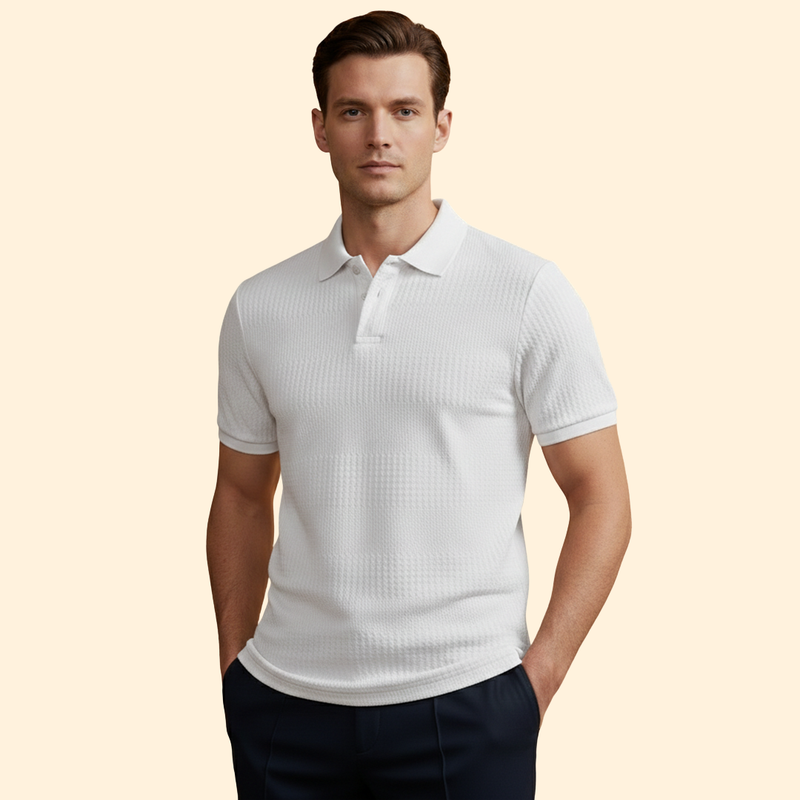 Tommy Men’s Classic Polo Shirt with Short Sleeves