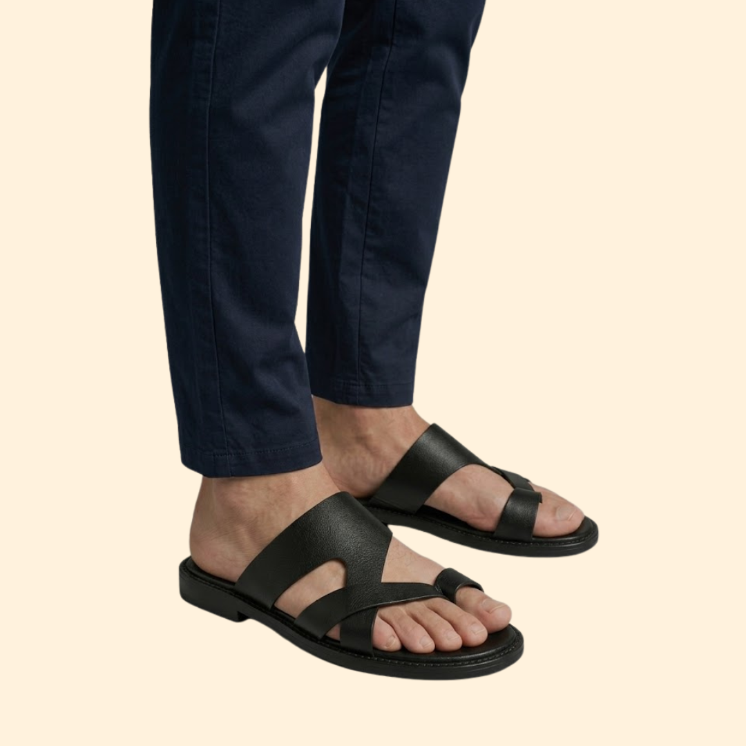 Men's Crisscross Strap Sandals