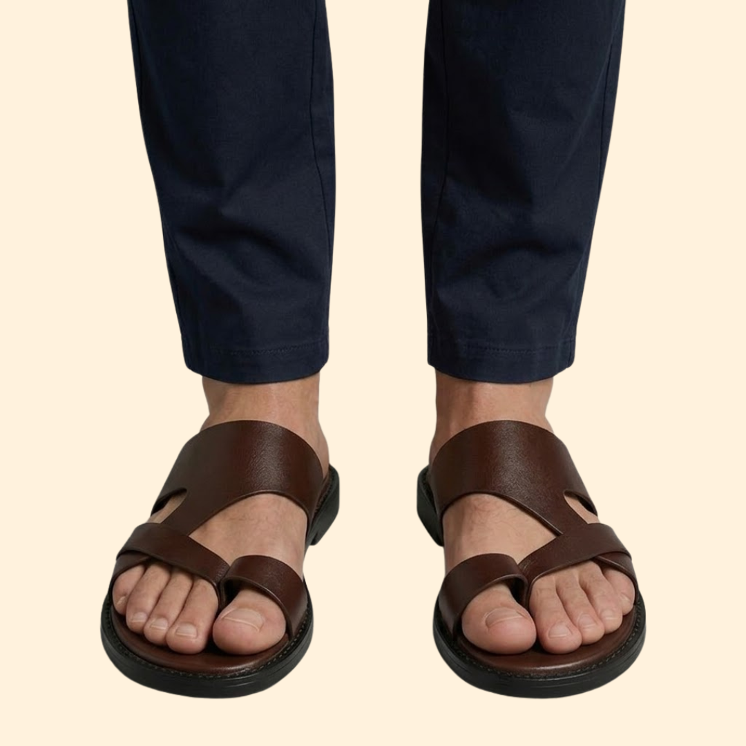 Men's Crisscross Strap Sandals