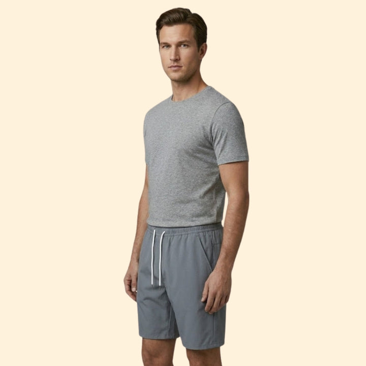 Men's Drawstring Shorts with Side Pockets