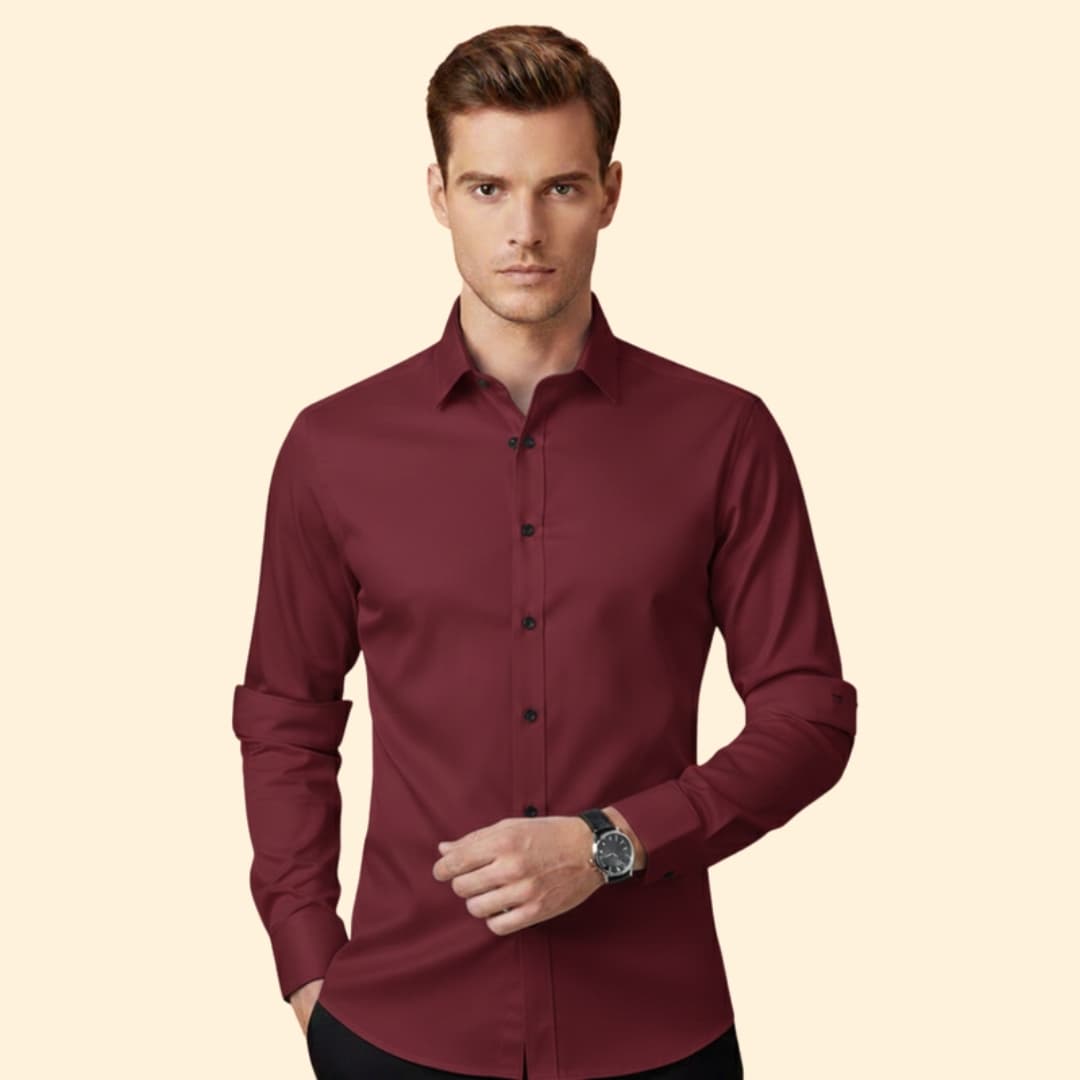 Men’s Formal Shirt with Button Placket