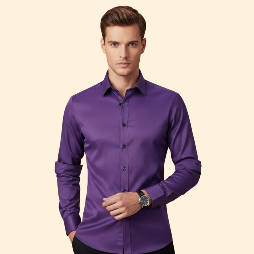 Men’s Formal Shirt with Button Placket