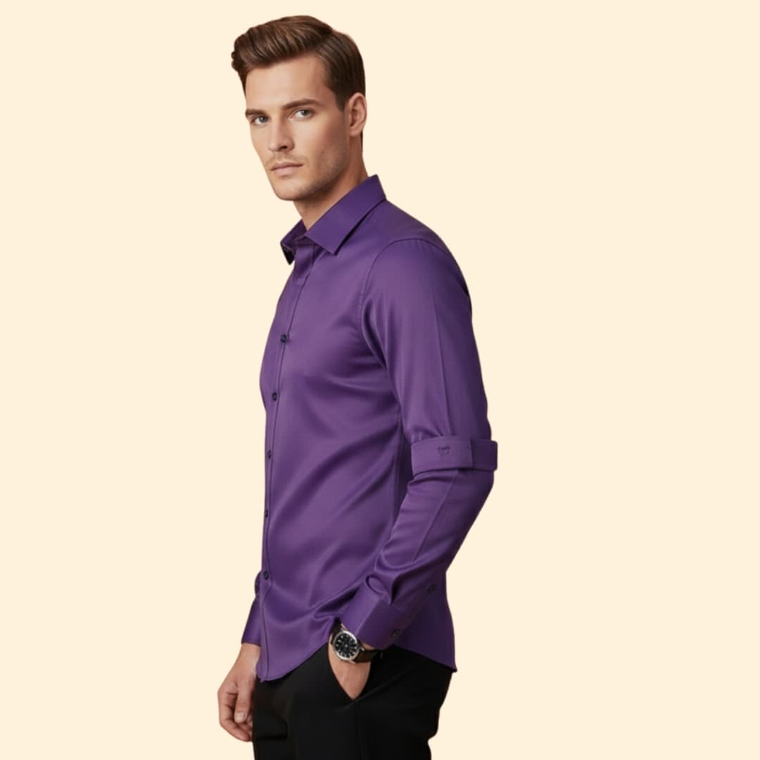 Men’s Formal Shirt with Button Placket