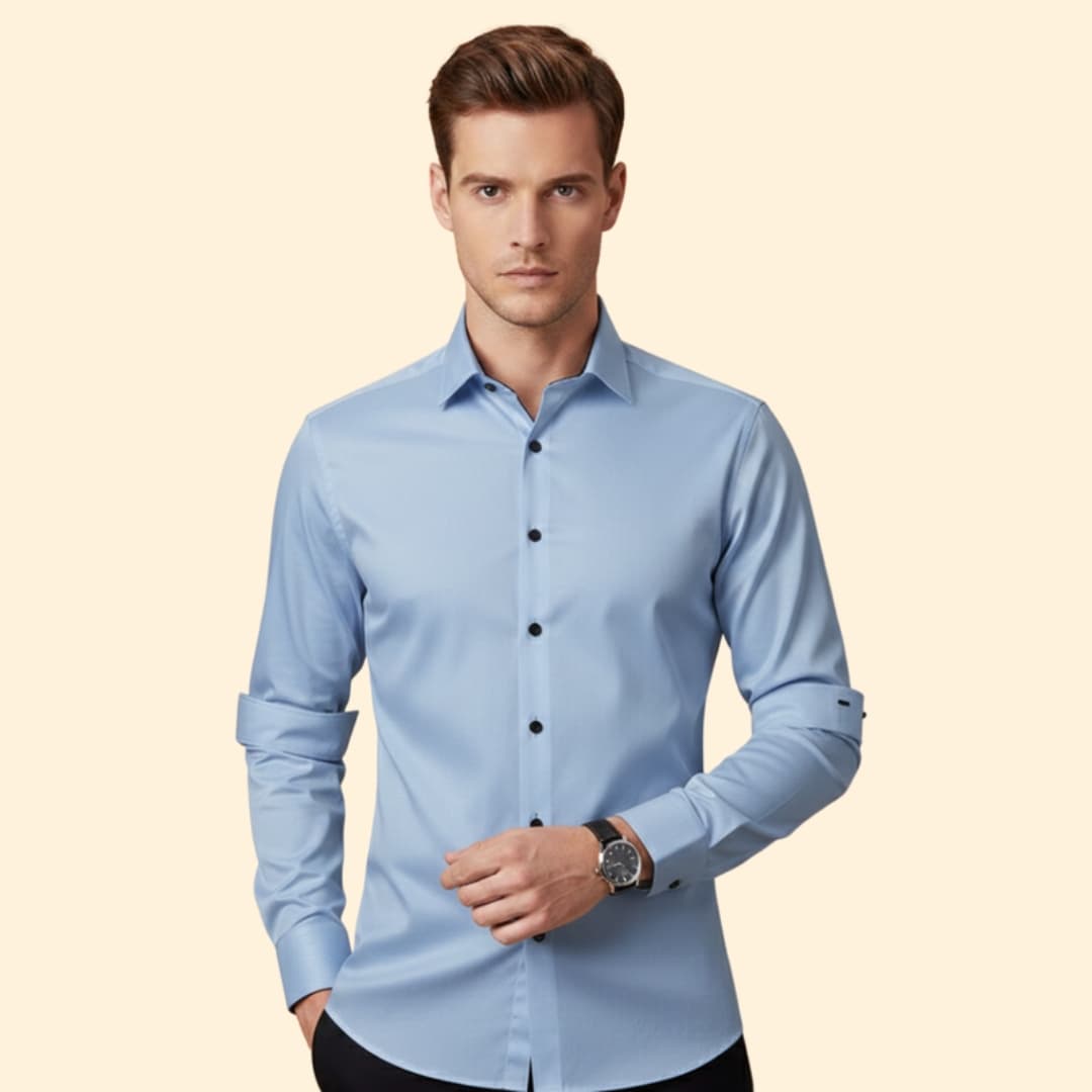 Men’s Formal Shirt with Button Placket