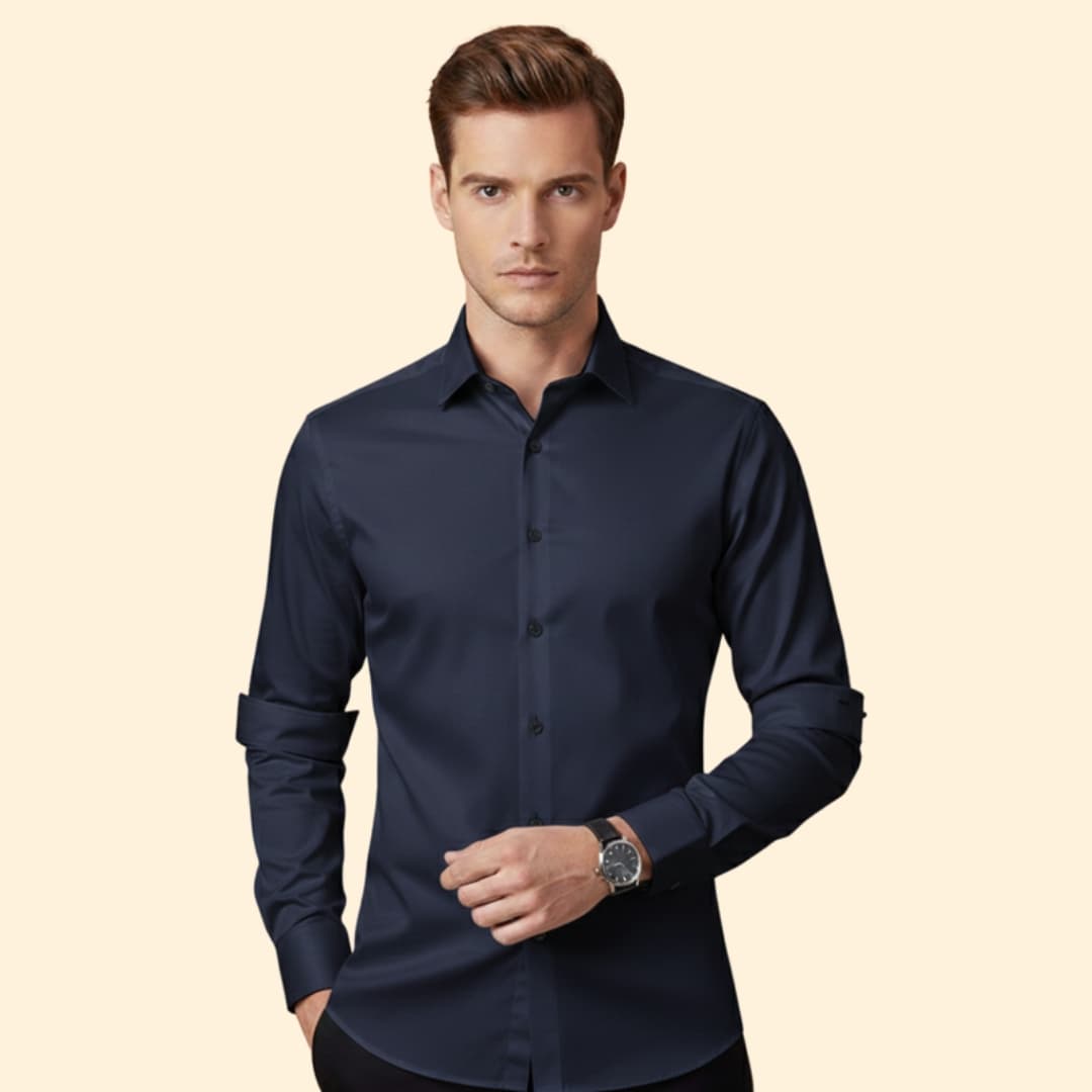 Men’s Formal Shirt with Button Placket