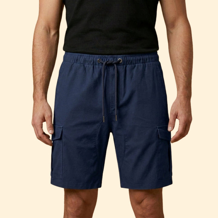 Men’s Functional Cargo Shorts with Drawstring Closure