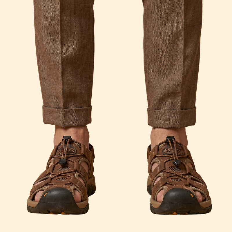 Men's Hiking Sandals with Bungee