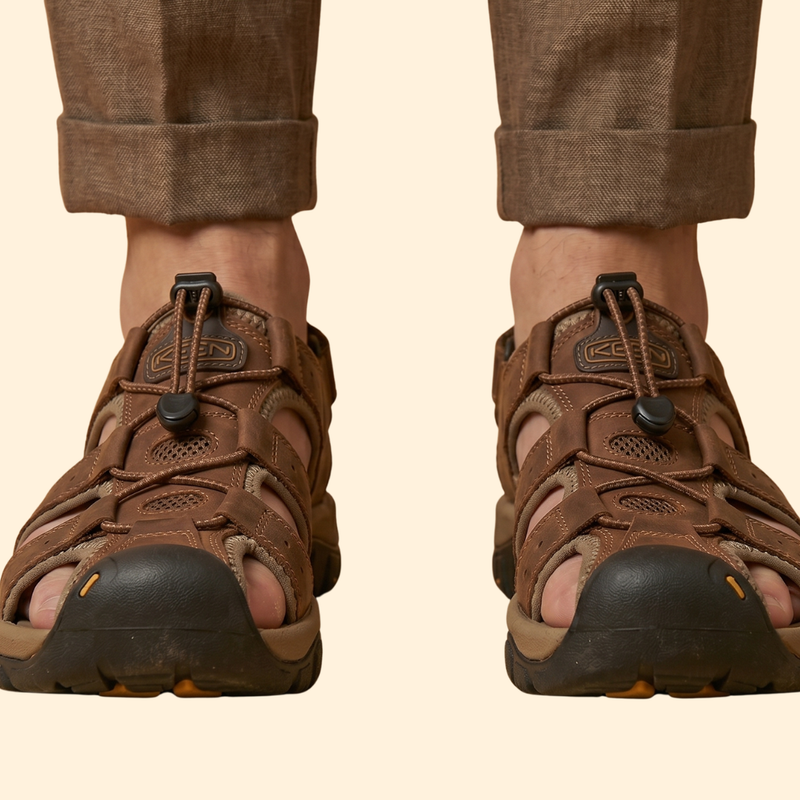 Men's Hiking Sandals with Bungee