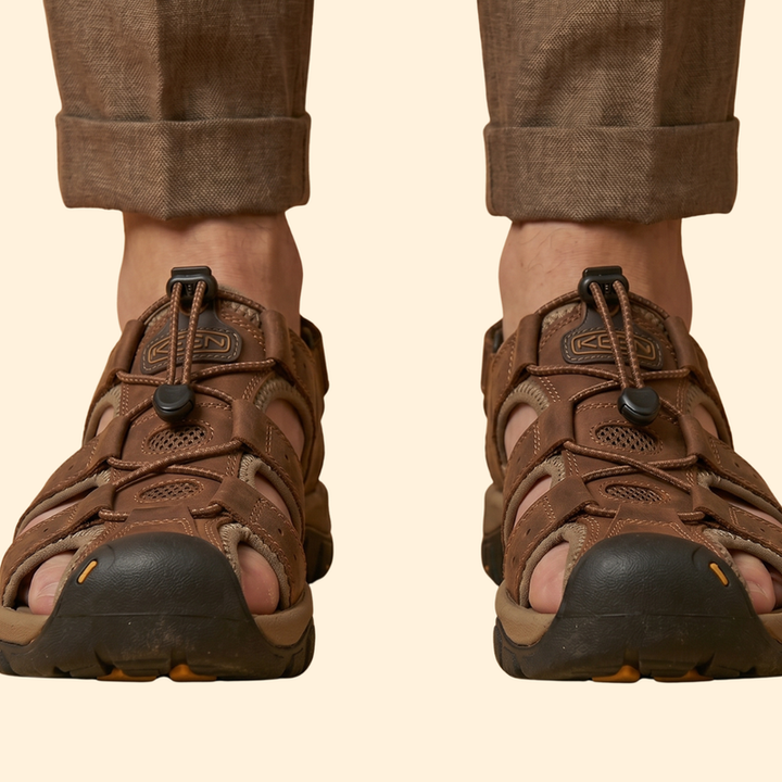 Men's Hiking Sandals with Bungee
