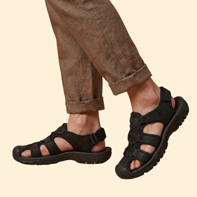 Men's Hiking Sandals with Bungee