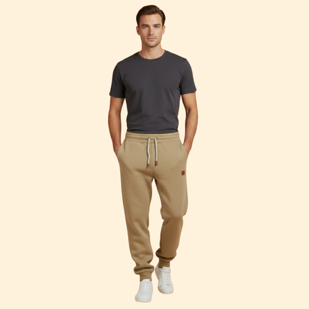 Men’s Jogger Pants with Elastic Waistband