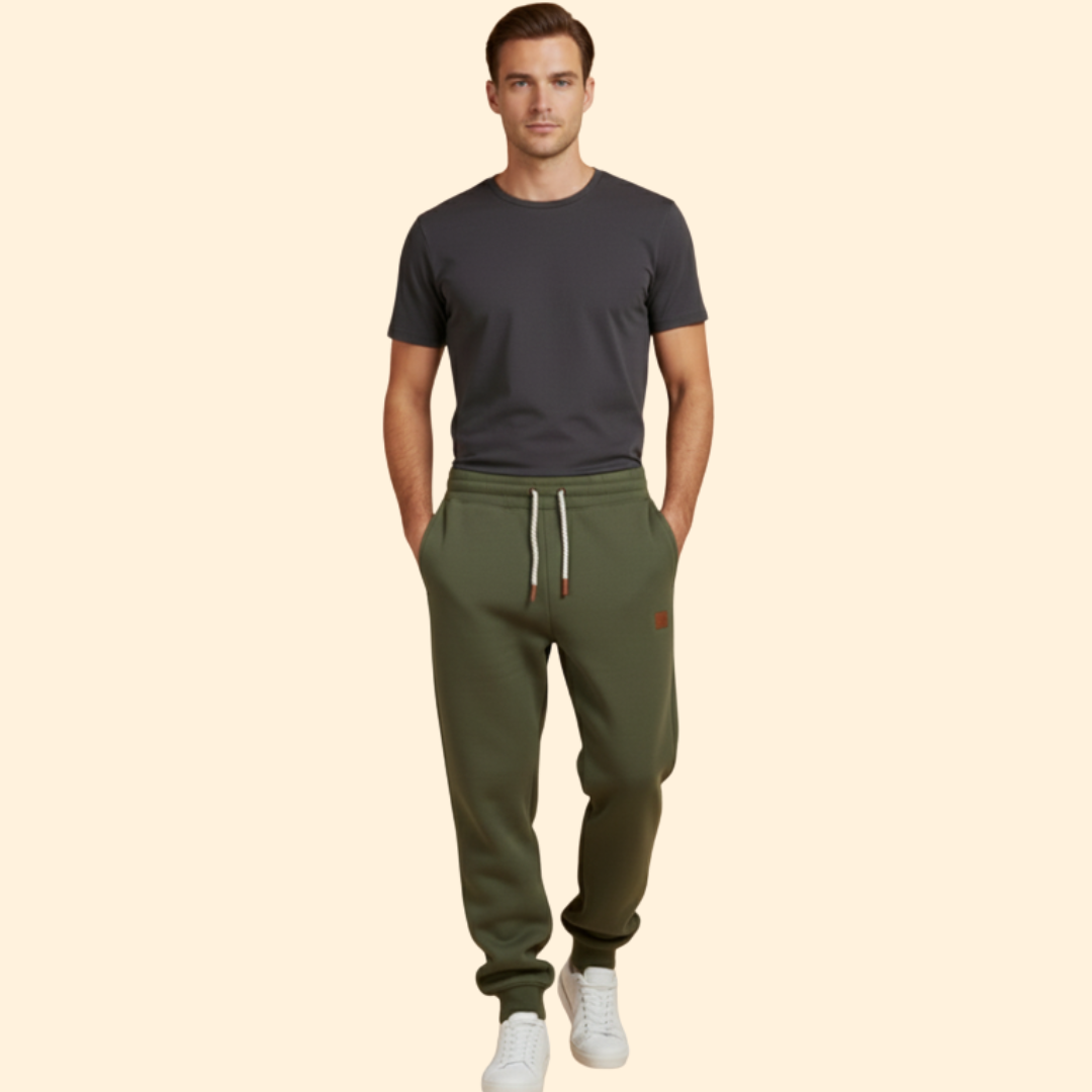 Men’s Jogger Pants with Elastic Waistband