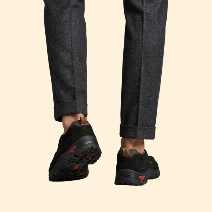 Men's Leather Loafers with Lug Sole