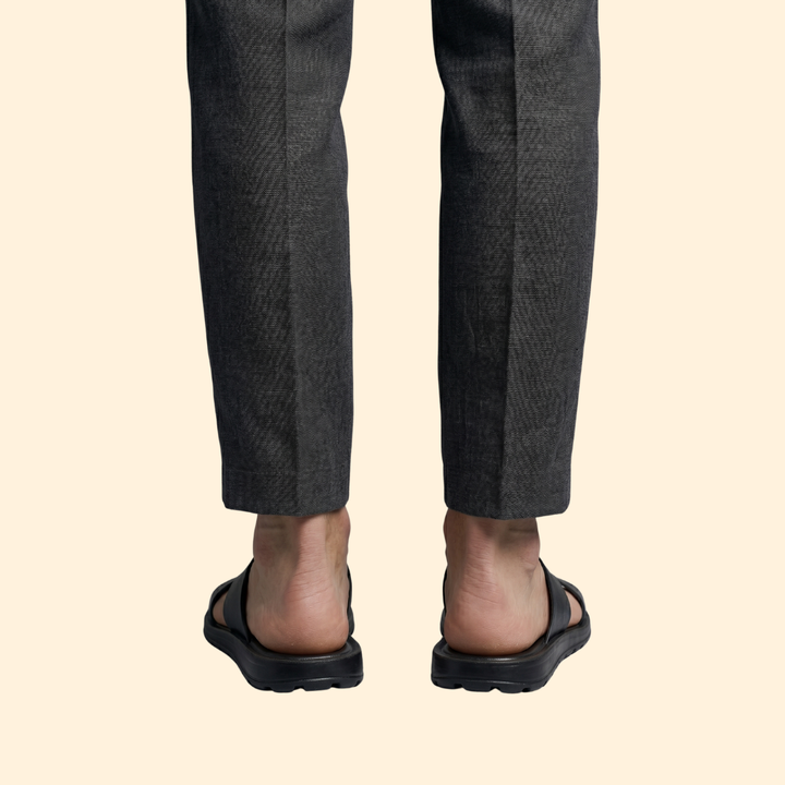 Men’s Leather Sandals with Contoured Footbed