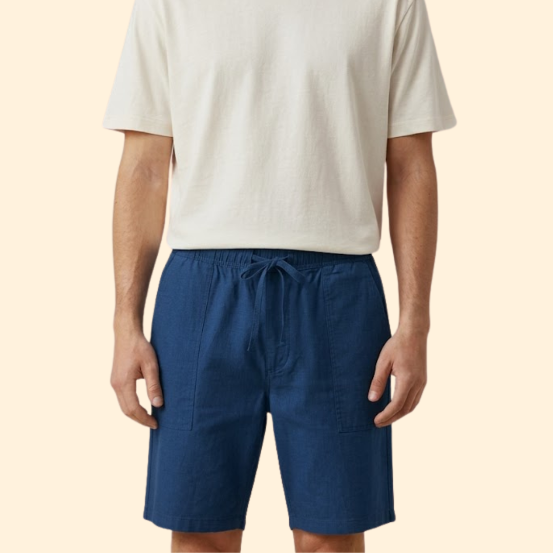 Men's Leisure Shorts with Side Pockets