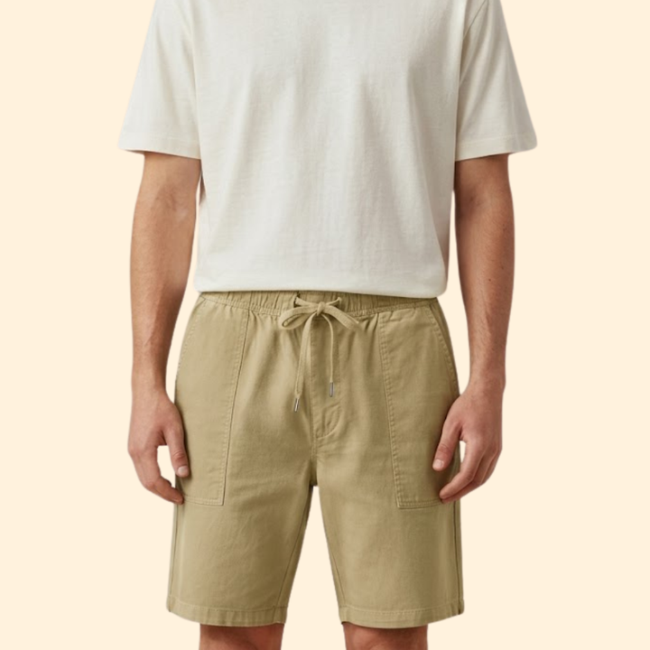 Men's Leisure Shorts with Side Pockets