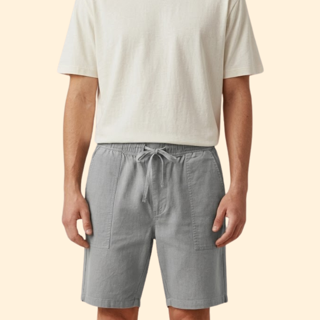 Men's Leisure Shorts with Side Pockets