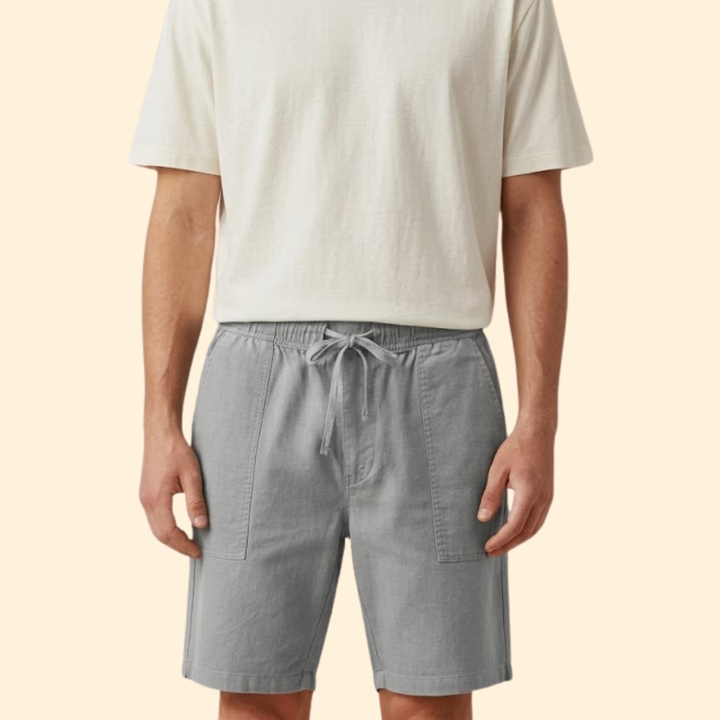 Men's Leisure Shorts with Side Pockets