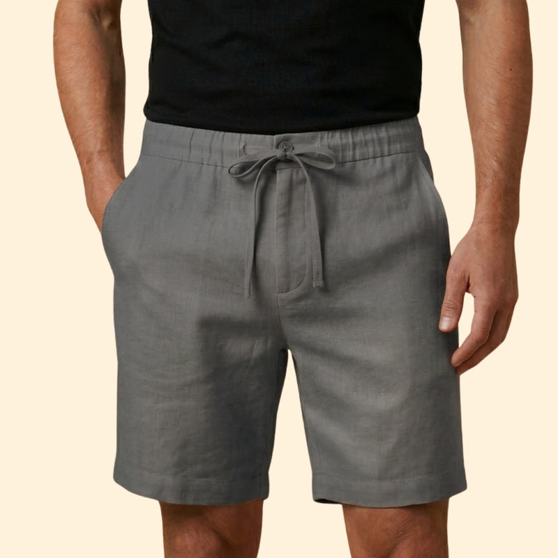 Men’s Lightweight Shorts with Belted Waist