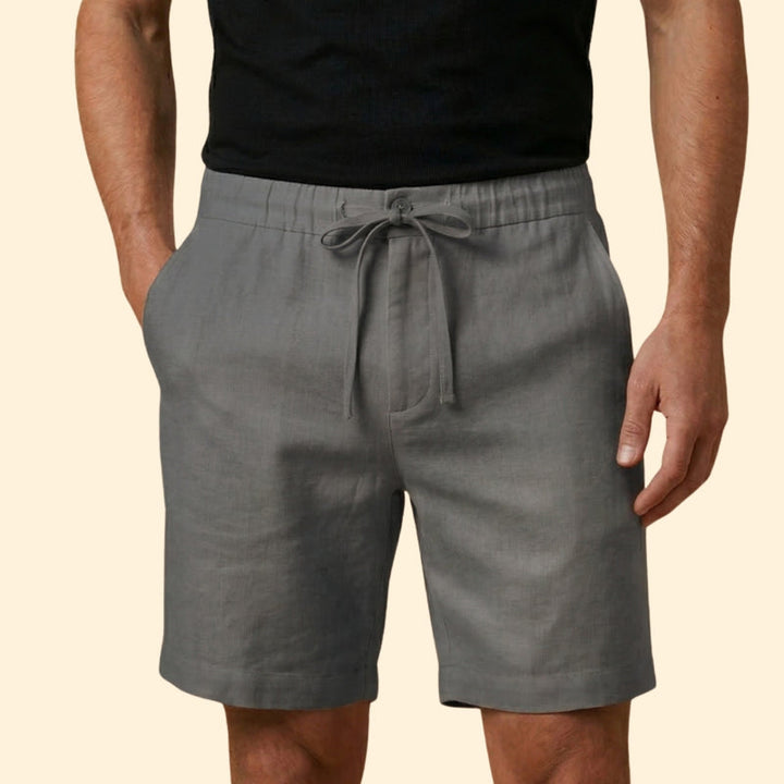 Men’s Lightweight Shorts with Belted Waist