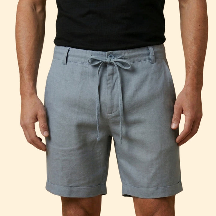 Men’s Lightweight Shorts with Belted Waist
