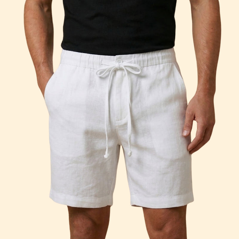 Men’s Lightweight Shorts with Belted Waist