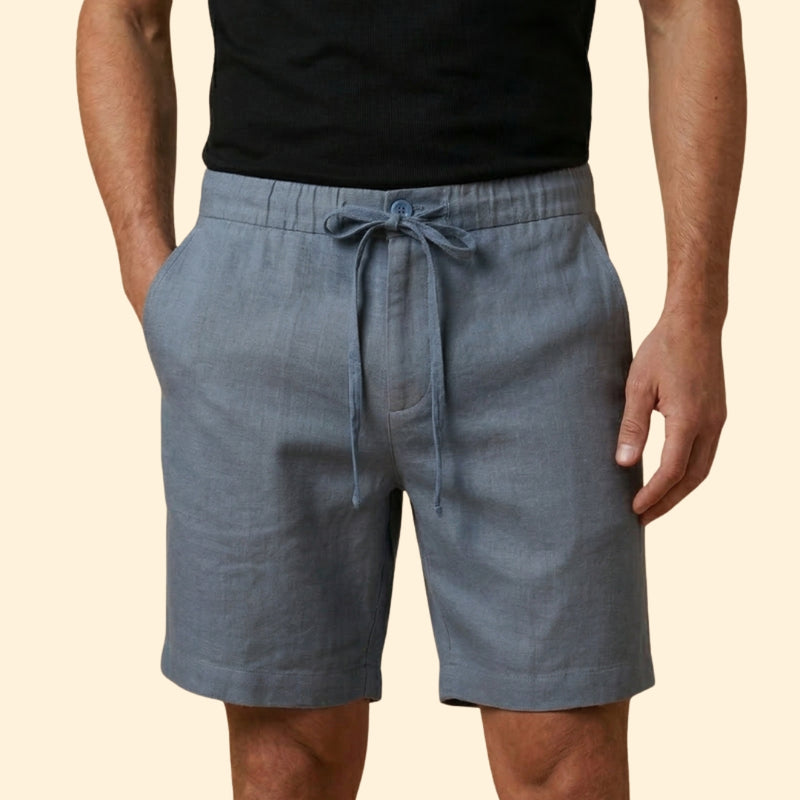 Men’s Lightweight Shorts with Belted Waist