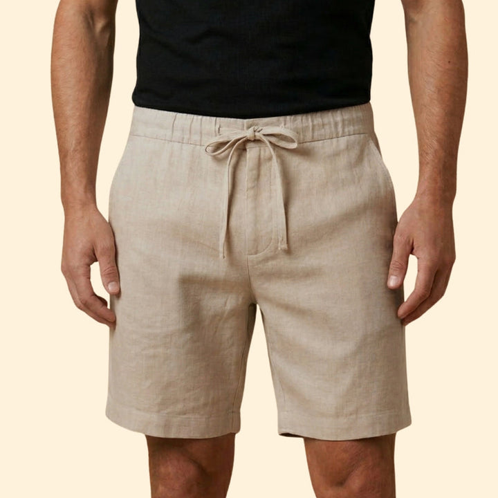 Men’s Lightweight Shorts with Belted Waist