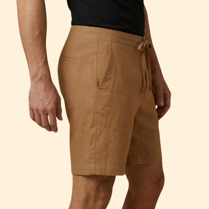 Men’s Lightweight Shorts with Belted Waist