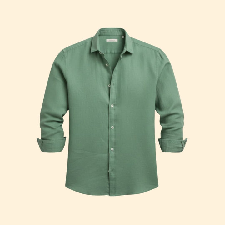 Men's Shirt with Open Collar Design