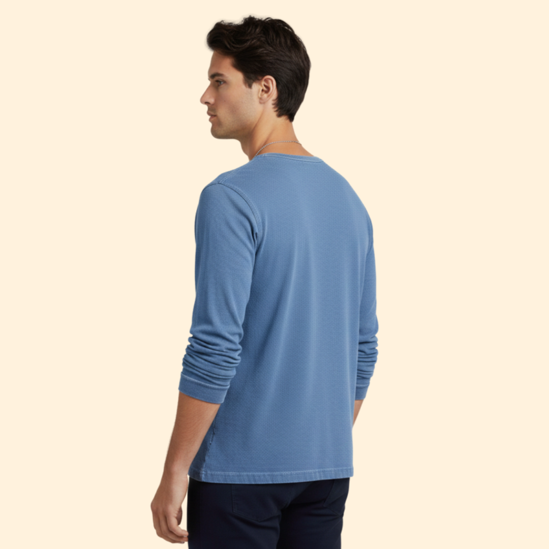 Men’s Long-Sleeve T-Shirt with Chest Pocket