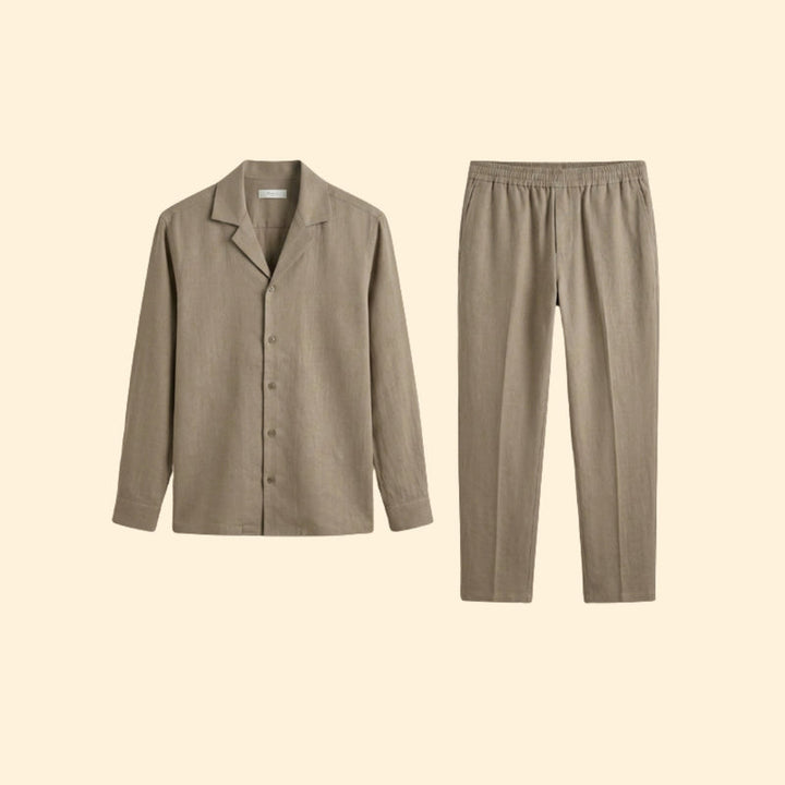 Men’s Long Sleeve Set with Relaxed Pants