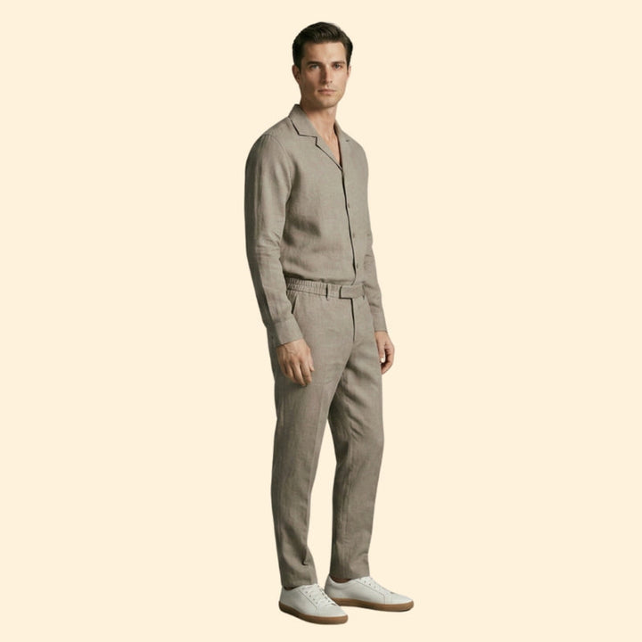 Men’s Long Sleeve Set with Relaxed Pants