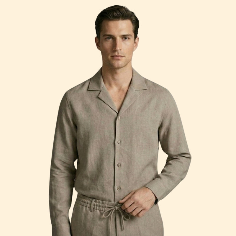 Men’s Long Sleeve Set with Relaxed Pants