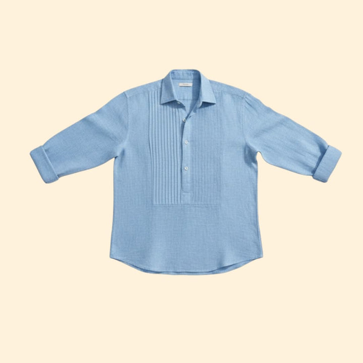 Men’s Long Sleeve Shirt with Button Placket