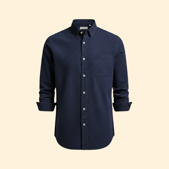 Men’s Long Sleeve Shirt with Chest Pocket