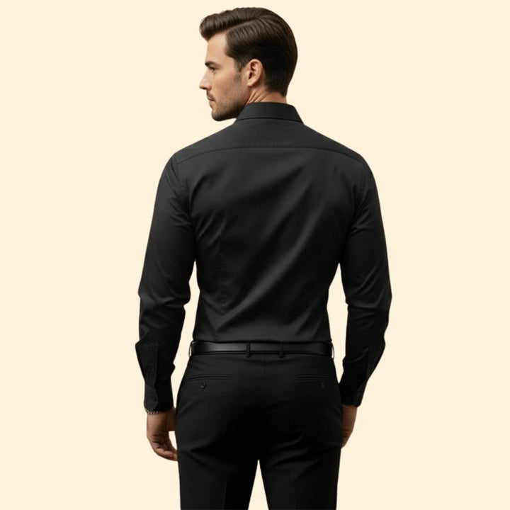 Men’s Long Sleeve Shirt with Classic Collar