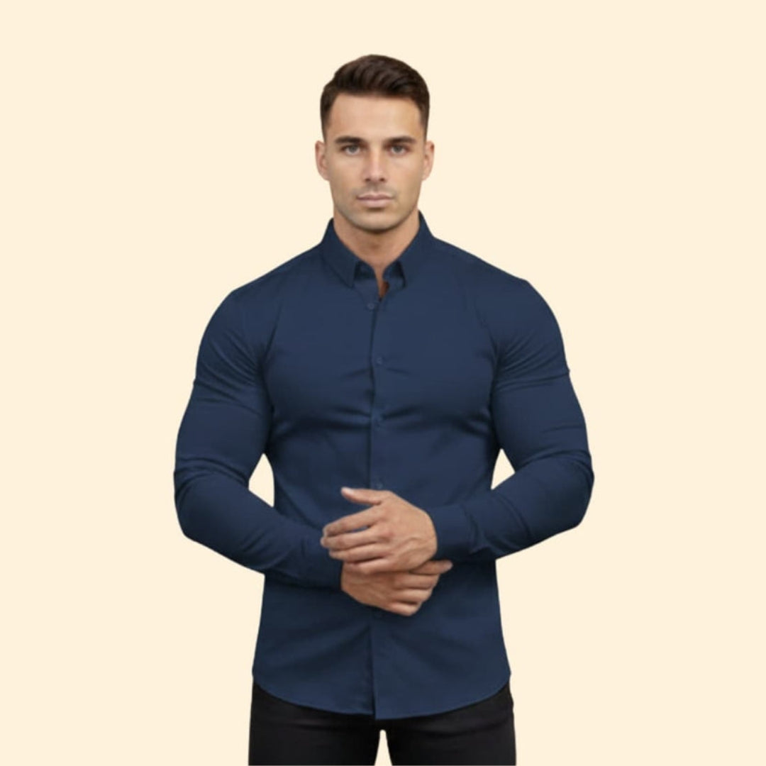 Men’s Long Sleeve Shirt with Modern Fit