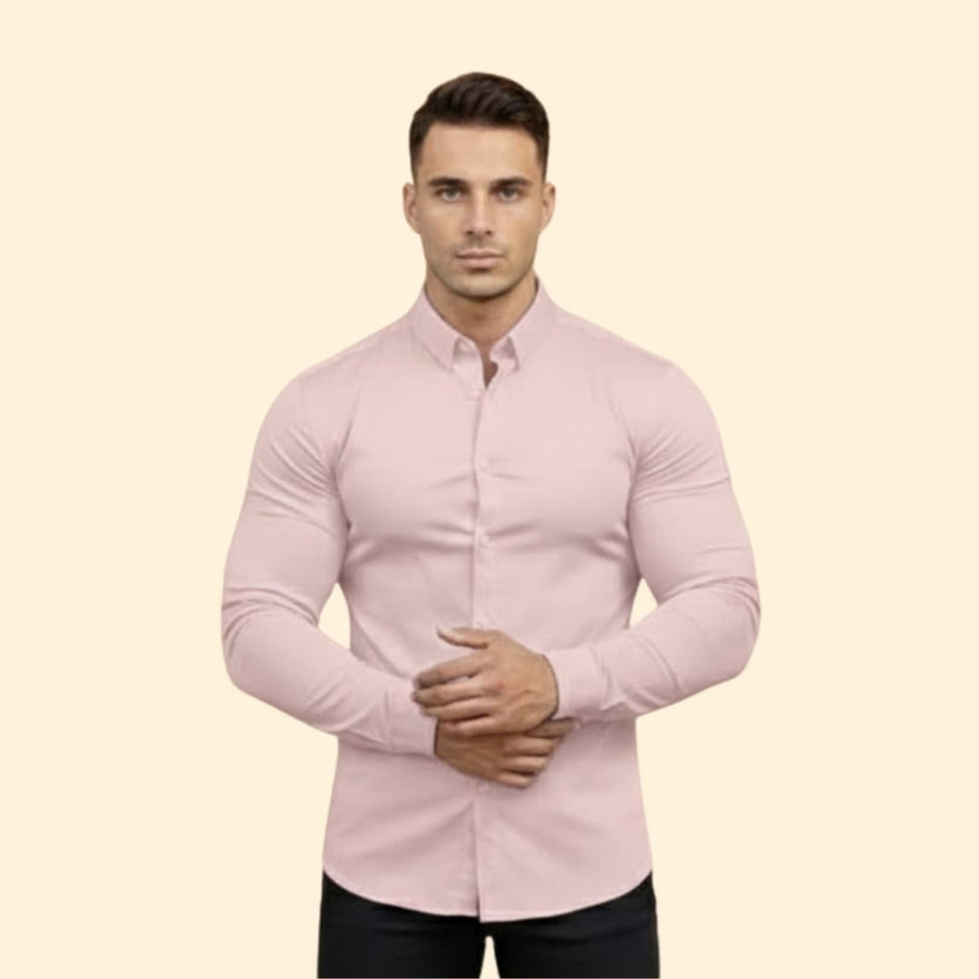 Men’s Long Sleeve Shirt with Modern Fit