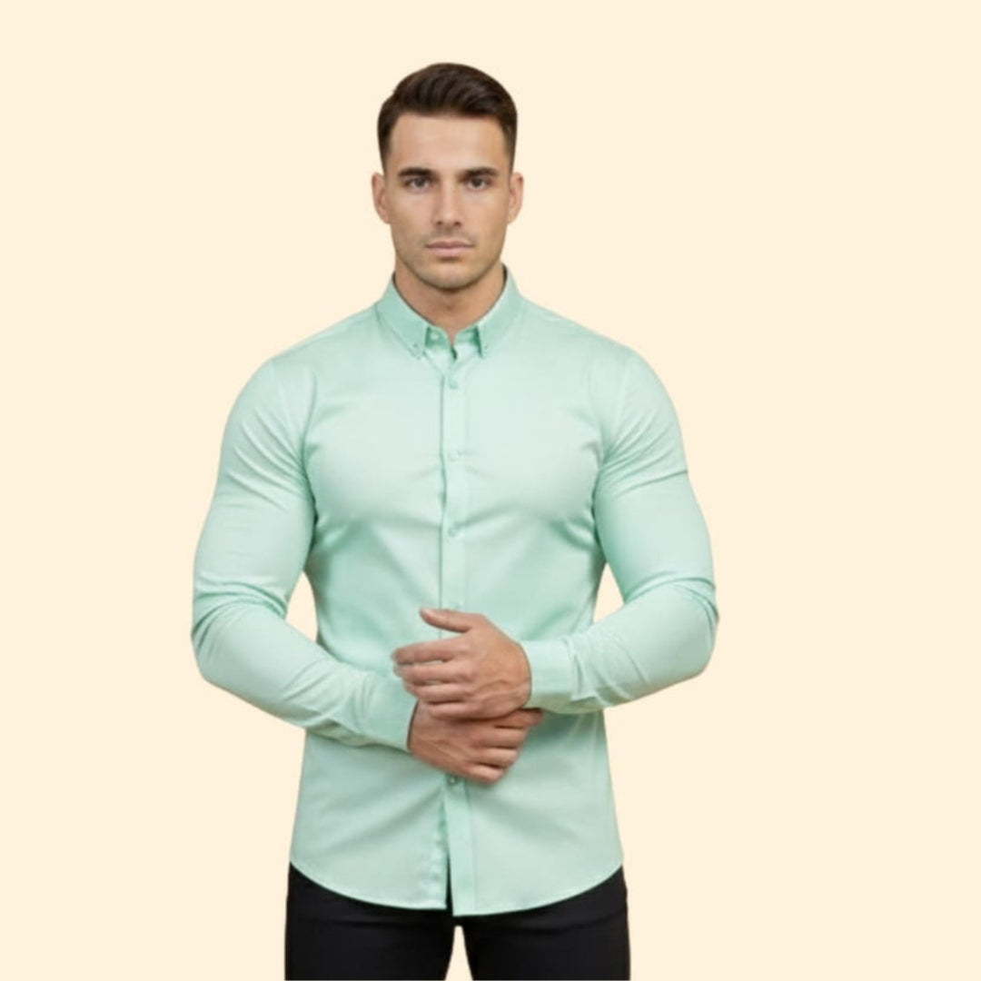 Men’s Long Sleeve Shirt with Modern Fit