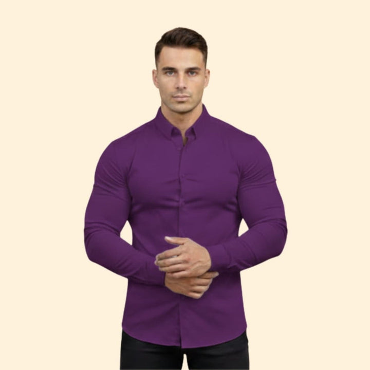 Men’s Long Sleeve Shirt with Modern Fit
