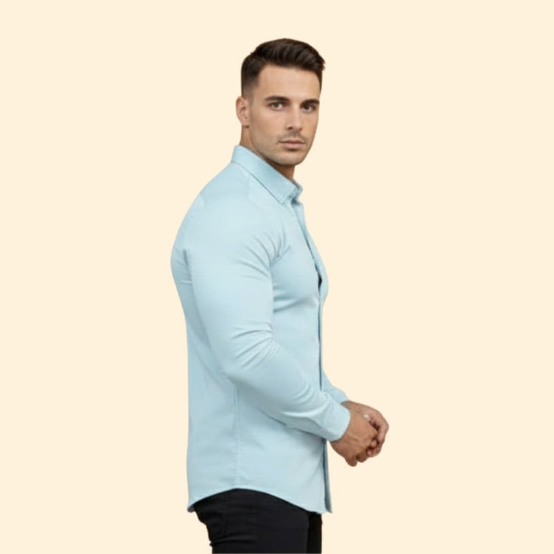 Men’s Long Sleeve Shirt with Modern Fit