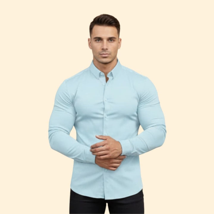 Men’s Long Sleeve Shirt with Modern Fit