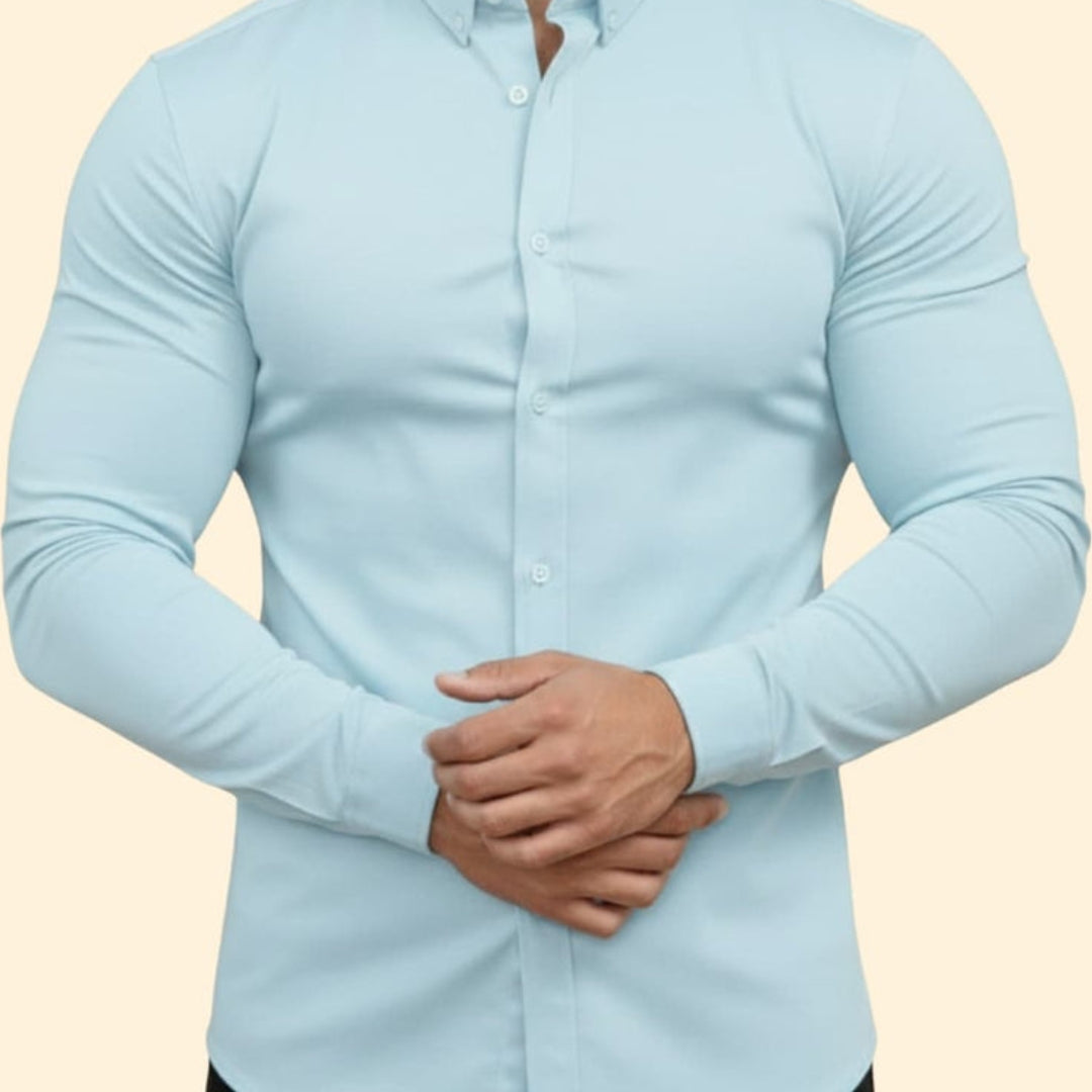 Men’s Long Sleeve Shirt with Modern Fit