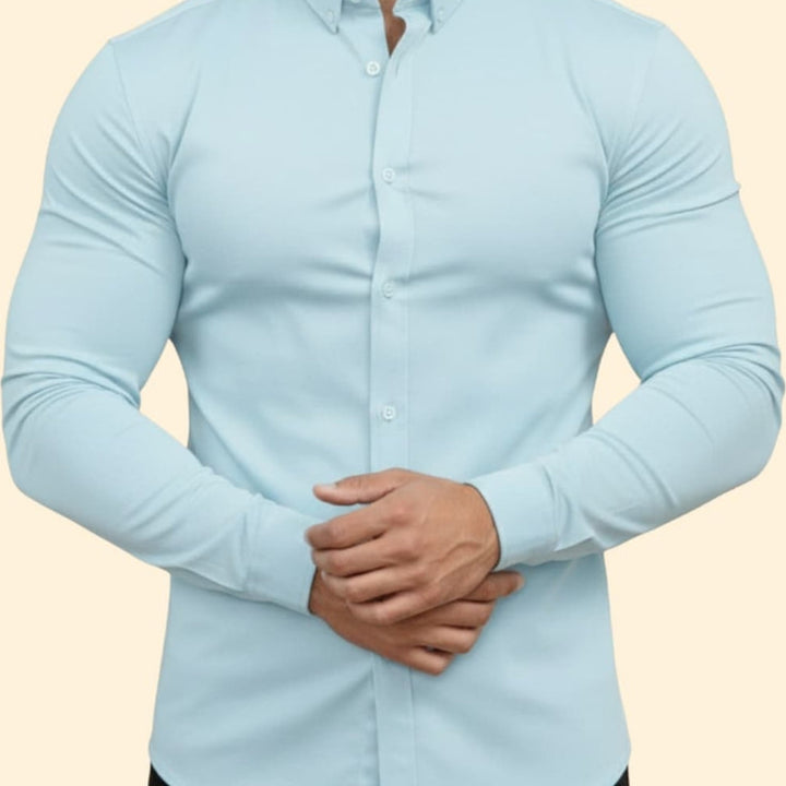Men’s Long Sleeve Shirt with Modern Fit