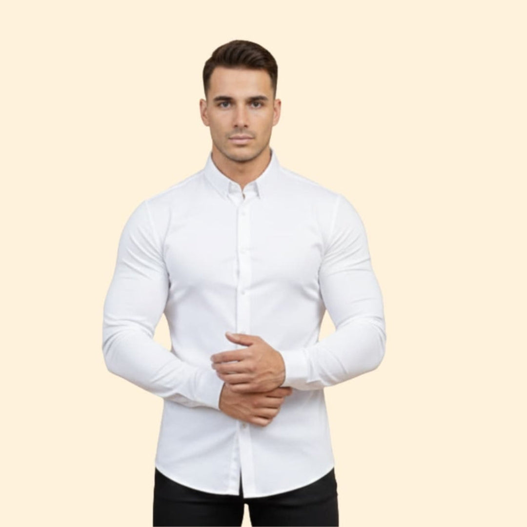Men’s Long Sleeve Shirt with Modern Fit
