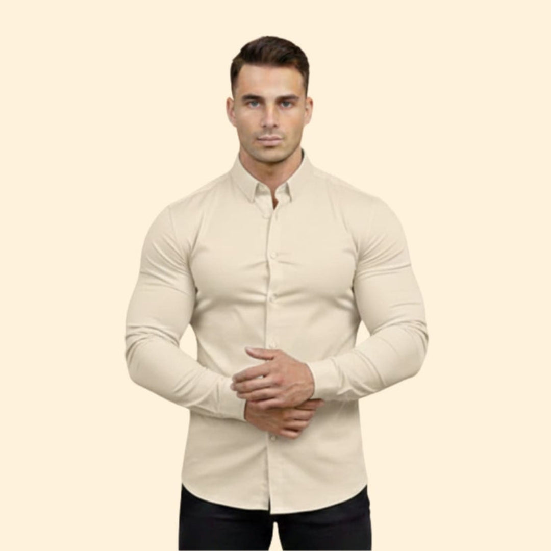 Men’s Long Sleeve Shirt with Modern Fit