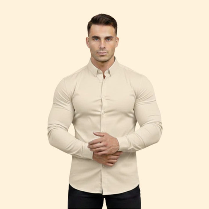 Men’s Long Sleeve Shirt with Modern Fit