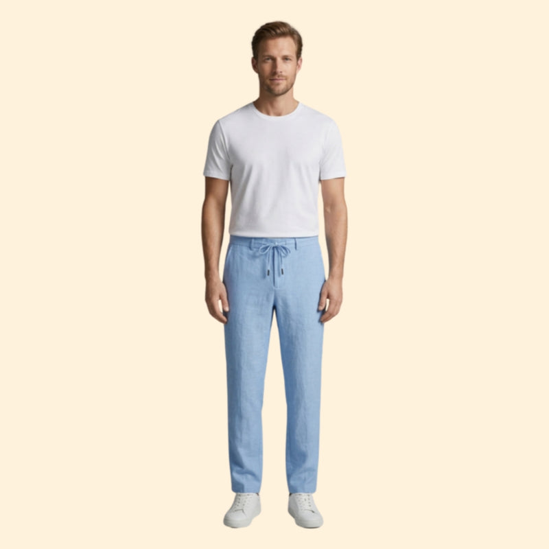 Men’s Loose Fit Pants with Adjustable Drawstring